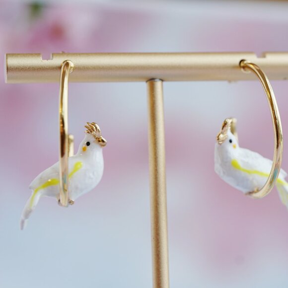 cute parrot earrings - Picture 6 of 10